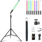 Bastão Luz Led 10w Q508a Rgb Bicolor Controle Remoto + Tripé Bastão Luz Led 10w Q508a Rgb Bicolor Controle Remoto + Tripé