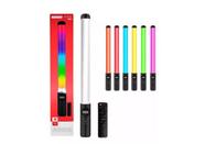 Bastao Luz Led Rgb Tubo Portatil Vídeo Fotografia Controle MLG-087