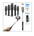 Bastao selfie monopod com fio disparador cabo it-blue le-033/le-3507