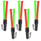 Bastao Sinalizador 2 Cores Kit 5 Unidades Led Fluorescente Segurança Emergencia Obra Transito Estacionamento Fiscalizaçao Sinalizaçao Bastao Sinalizador 2 Cores Kit 5 Unidades Led Fluorescente Segurança Emergencia Obra Transito Estacionamento Fiscalizaçao Sinalizaçao