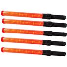 Bastao Sinalizador Fluorescente Grande Kit 5 Uni Sinal Transito Baliza Manobra Estacionamento Engarrafamento