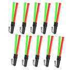 Bastao Sinalizador Kit 10 Uni 2 Cores Led Fluorescente Lanterna Estacionamento Transito Sinalizaçao Obra Segurança