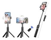 Bastão Tripe Para Celular Pau Selfie Controle Bluetooth 360º
