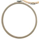 Bastidor Bambu Tarraxa Bordado Manual Ponto Russo 12cm