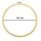Bastidor De Madeira Para Bordado Com Tarraxa 30cm Bastidor De Madeira Para Bordado Com Tarraxa 30cm