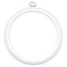 Bastidor Flexível para Bordado Redondo Branco - Nurge Bastidor Flexível para Bordado Redondo Branco - Nurge