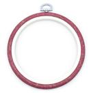 Bastidor Flexível para Bordado Redondo Vermelho - Nurge Bastidor Flexível para Bordado Redondo Vermelho - Nurge