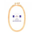 Bastidor Oval de Madeira com Regulador 12,5 x 20cm - DMC Bastidor Oval de Madeira com Regulador 12,5 x 20cm - DMC