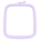 Bastidor Quadrado De Plástico Com Regulador Para Bordado Lilás - Nurge Bastidor Quadrado De Plástico Com Regulador Para Bordado Lilás - Nurge