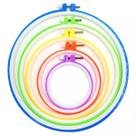 Bastidores de Plástico P/ Bordado Ajustável - 5 TAMANHOS