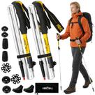Bastões de Caminhada HBXCWYJ Dobráveis de Alumínio Ajustáveis 60-125 cm Bastões de Caminhada HBXCWYJ Dobráveis de Alumínio Ajustáveis 60-125 cm