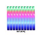 Bastões de Espuma com Led Kit com 20 Peças