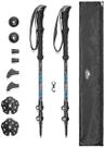Bastões de trekking Cascade Mountain Tech Carbon Fiber Blue