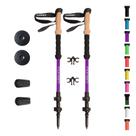 Bastões de trekking Montem Ultra Strong Purple EVA Foam Grip