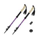Bastões De Trekking Telescópicos De Alumínio Ultraleves 2PCS, Bastões Portáteis Para Caminhadas E