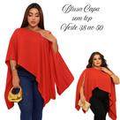 Bata Blusa Multiformas Duna Capa Feminina Estilo Gringa Boho Chic Tendência