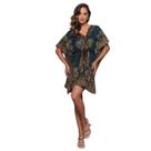 Bata Feminina Saída Praia Indiana Vestido Kaftan Moda Praia
