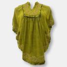 Bata Indiana Poncho Bordado Kaftan Plus Size 5600 -