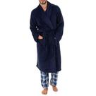 Bata IZOD para Hombre de Forro Polar Suave y Cómodo, Azul Marino, Tallas 2X-3X