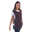 Bata Jaleco Avental Tecido Oxford com Bolsos Amarração e Ajuste Lateral Não Mancha com Cândida Babá Cuidadora Professora Limpeza Atendimento