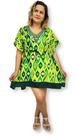 Bata Kaftan Indiana Estampa Olho grego Saída Praia Plus Size Bata Kaftan Indiana Estampa Olho grego Saída Praia Plus Size