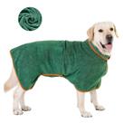 Bata para Secar Perros Dokinfish Microfibra Ajustable Verde XL