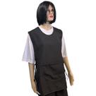 Bata preta g em oxford unissex resistente ideal para uniforme de cozinha e bares