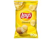 Batata Clássica Lays Pacote 80g Batata Clássica Lays Pacote 80g
