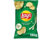 Batata Creme De Cebola Lays Pacote 135g Batata Creme De Cebola Lays Pacote 135g