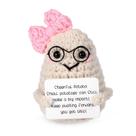 Batata Doll BOXOB Funny Positive tricotada com óculos de 8,5 cm