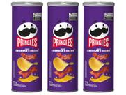 Batata Pringles Cheddar Bacon 105g 3 Unidades Batata Pringles Cheddar Bacon 105g 3 Unidades