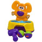 Bate Dog Brinquedo Interativo com Martelo e Bolinhas para Cachorros