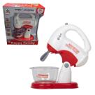 Batedeira Branca de Brinquedo Happy Family com Luz, Som e Batedores Giratórios Brincadeira Criativa