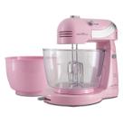 Batedeira britania deluxer 350w pink tigela dupla