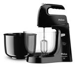 Batedeira Crome Base Cristal Duo Turbo PHI-CROMEBASE-D-P 550W Preta Philco