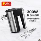 Batedeira De Mão 300w 5 Velocidades Turbo 110v/220v 127v