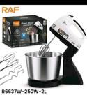 Batedeira Elétrica Manual RAF R.6637W 270W 7 Velocidades Acessórios Inclusos Cromada 220V