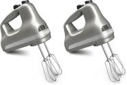 Batedeira Manual KitchenAid KHM512 5 Velocidades Prata Pacote com 2