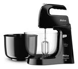Batedeira Philco Crome Base Cristal Duo Turbo550w Preta 127v Preto 127v 0.55
