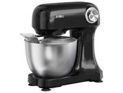 Batedeira Planetária Arno Inox e Preta 500W 12 Velocidades Tigela Inox 3,5L Bake Easy KM10 com 3 Batedores