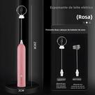Batedor Automático de Leite Elétrico Sem Fio - Dupla Cabeça para Café e Cozimento