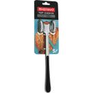 BATEDOR CARNE 5x5x22cm METAL PRATA MASTER