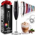 Batedor de Leite Elétrico Zulay Kitchen Milk Boss Black