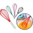 Batedor De Ovos Fue Silicone e Cabo Inox 22cm Confeiteiro
