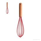 Batedor de Ovos Lyor Silicone Com Cabo Bambu
