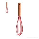 Batedor de Ovos Lyor Silicone Com Cabo Bambu