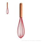 Batedor de Ovos Lyor Silicone Com Cabo Bambu