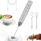 Batedor elétrico portátil Milk Frother BSRGMS de 3 velocidades prateado Batedor elétrico portátil Milk Frother BSRGMS de 3 velocidades prateado