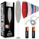Batedor elétrico portátil Milk Frother Zulay Kitchen cinza