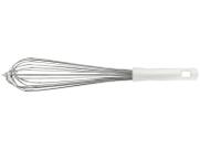 Batedor Manual Tramontina Profissional em Aço Inox com Cabo em Polipropileno Branco 40 cm